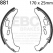 EBC brakes EBC-Brakes Plain Motorcycle Replacement Brake Shoes to fit Rear Left | ebc_881 | euronetbike-net