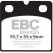 EBC brakes EBC-Brakes British Made Semi-Sintered V-Pads to fit Front Left | ebc_FA018V | euronetbike-net
