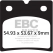 EBC brakes EBC-Brakes USA Made Double-H Series Sintered Brake Pads to fit Rear Right | ebc_FA696 | euronetbike-net