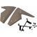 Pyramid Plastics parts Pyramid Plastics Yamaha MT-09 Radiator Cheeks Unpainted 2013>2016 | 22131U | pyr_22131U | euronetbike-net
