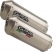 GPR Exhaust GPR Original For Aprilia Sl - Falco 1000 2000/04 Pair Homologated Slip-On Exhaust Satinox | A.14.SAT | gpr_A-14-SAT | euronetbike-net