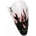 Ermax Ermax Sérigraphie black and red flaming for screen and windshield | SE05NRFLA | erm_SE05NRFLA | euronetbike-net