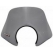 Ermax Ermax piccolo windshield (30cm cutting round ) satin black | PC0547001 | erm_PC0547001 | euronetbike-net