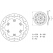 Brembo BREMBO Oro Brake Disc Round Fix | 68B40746 | brem_68B40746 | euronetbike-net