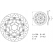 Brembo Brembo Serie ORO floating round front brake disc for Honda CB600F HORNET | 78B40827 | brem_78B40827 | euronetbike-net