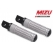 MIZU Mizu Race passenger's footpeg, including ABE, Black/Silver | 409ST1120046 | mizu_409ST1120046 | euronetbike-net