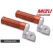 MIZU Mizu Flex Race passenger's footpeg, including ABE, Silver/Orange | 409TO2220038 | mizu_409TO2220038 | euronetbike-net