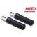 MIZU Mizu Race passenger's footpeg, including ABE, Silver/Black | 409TS1120026 | mizu_409TS1120026 | euronetbike-net