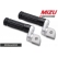 MIZU Mizu Flex Race passenger's footpeg, including ABE, Silver/Black | 409TS2220039 | mizu_409TS2220039 | euronetbike-net