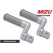 MIZU Mizu Flex Race passenger's footpeg, including ABE, Silver/Silver | 409TT3320010 | mizu_409TT3320010 | euronetbike-net