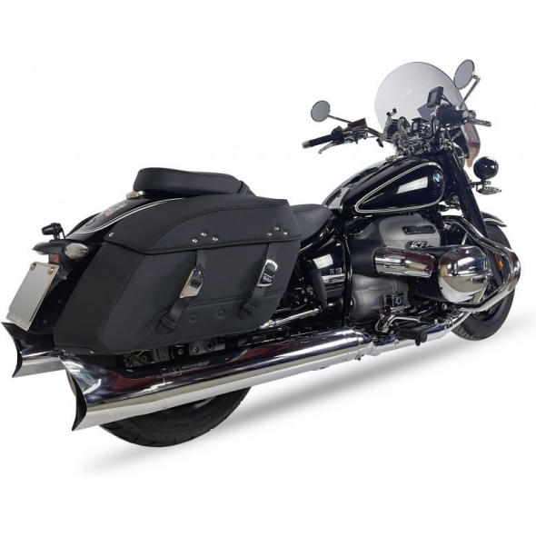 IXIL IXIL SLIP ON (RIGHT MUFFLER) - IRONHEAD ROUND CHROME, RACING | HB5100SC | ixil_HB5100SC | euronetbike-net