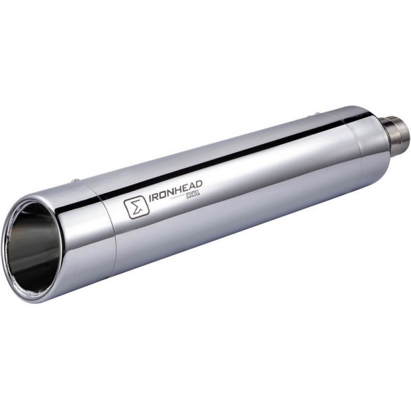 IXIL IXIL Slip On Exhaust (Lower Muffler) - Ironhead Round Chrome | HD 1009 SC | ixil_HD_1009_SC | euronetbike-net
