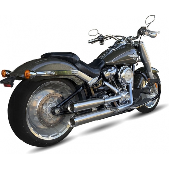 IXIL IXIL Slip On Exhaust (Upper Muffler) - Ironhead Round Matt Inox | HD 1022 SS | ixil_HD_1022_SS | euronetbike-net