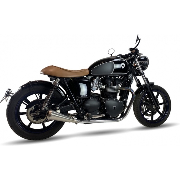 IXIL IXIL Slip On Exhaust (Right Muffler) - Ironhead Conical Matt Inox | OT 464 SS | ixil_OT_464_SS | euronetbike-net