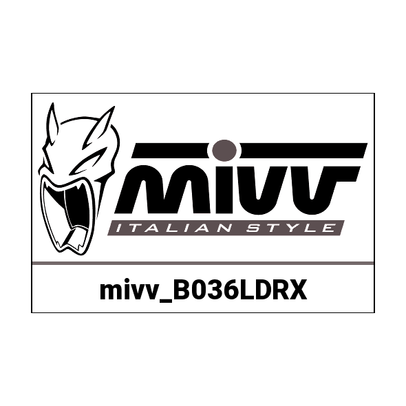Mivv silencers Mivv Delta Race Stainless Steel Slip-On Exhaust | B.036.LDRX | mivv_B036LDRX | euronetbike-net
