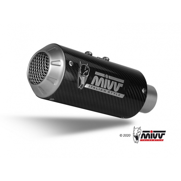 Mivv silencers Mivv Mk3 Carbon Exhaust | H.071.SM3C | mivv_H071SM3C | euronetbike-net