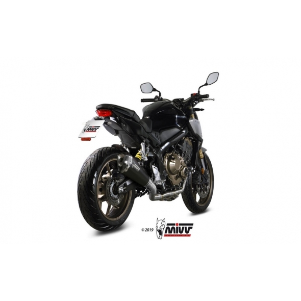 Mivv silencers Mivv Delta Race Black Stainless Steel Exhaust | H.072.LDRB | mivv_H072LDRB | euronetbike-net