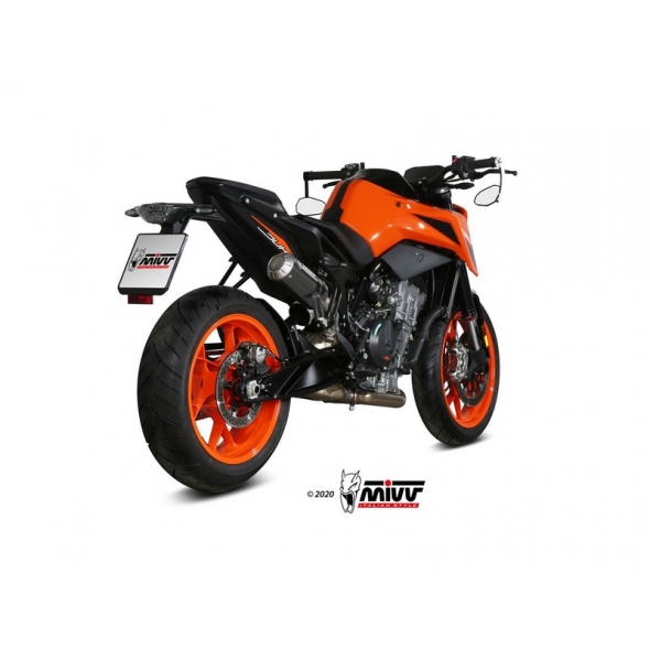 Mivv silencers Mivv Mk3 Black Stainless Steel Exhaust | KT.020.SM3B | mivv_KT020SM3B | euronetbike-net