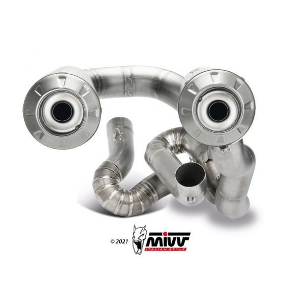 Mivv silencers Mivv Full System Titanium Exhaust | R.DU.0007.SC4T | mivv_RDU0007SC4T | euronetbike-net