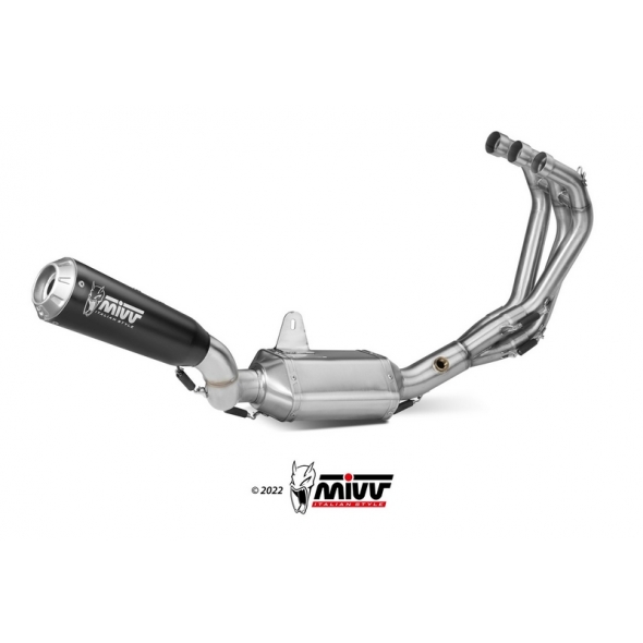 Mivv silencers Mivv X-M1 Black Stainless Steel Exhaust | Y.060.LC4B | mivv_Y060LC4B | euronetbike-net