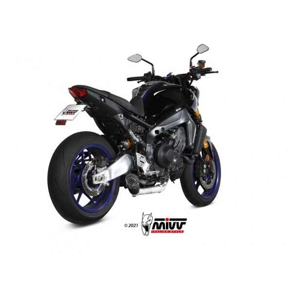 Mivv silencers Mivv X-M5 Black Stainless Steel Exhaust | Y.068.SC5B | mivv_Y068SC5B | euronetbike-net