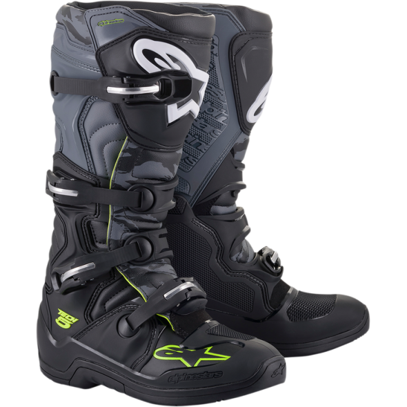 Alpinestars ALPINESTARS BOOT TECH5 BK/GY/YL FL 7 | 2015015-1055-7 | alp_2015015-1055-13 | euronetbike-net