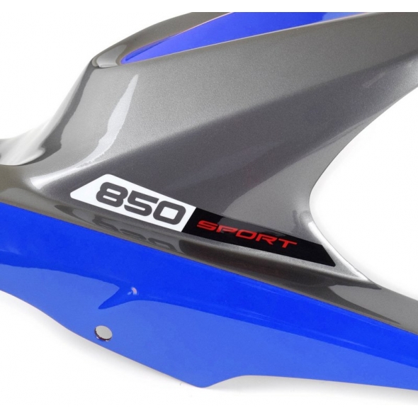 Pyramid Plastics parts Pyramid Hugger | Graphite/Caspian Blue | Triumph Tiger 850 Sport 2021> | 076900D | pyr_076900D | euronetbike-net