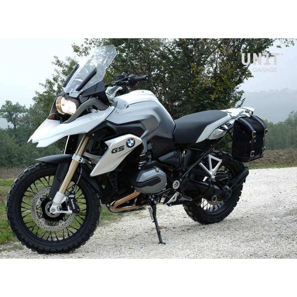 UnitGarage Unit Garage Side Pannier Canvas + subframe R1200 GS LC, Black/Black | U001+1901SX-Black-Black | ug_U001-1901SX-Black-Black | euronetbike-net