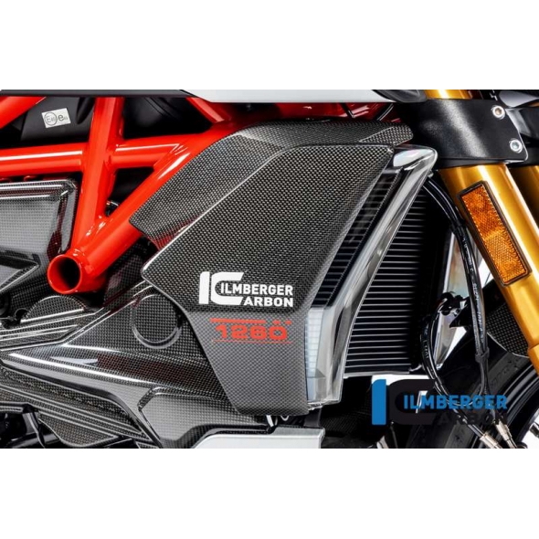 Ilmberger Carbon Ilmberger Radiator cover right gloss Diavel'19 | WKR-007-DI19G-K | ilm_WKR_007_DI19G_K | euronetbike-net