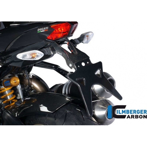 Ilmberger Carbon Ilmberger Number Plate Holder Carbon - Ducati Streetfighter | ilm_NHO_011_STRFI_K | euronetbike-net