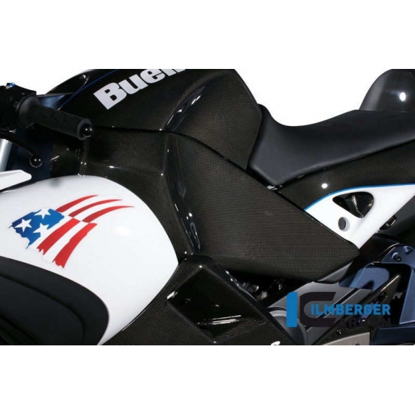 Ilmberger Carbon Ilmberger Frame Cover left Carbon - Buell 1125 R / CR | ilm_RAL_006_1125R_K | euronetbike-net
