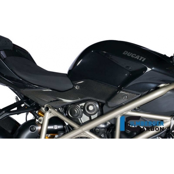 Ilmberger Carbon Ilmberger Underseat Side Panels right Carbon - Ducati Streetfighter | ilm_SED_006_STRFI_K | euronetbike-net