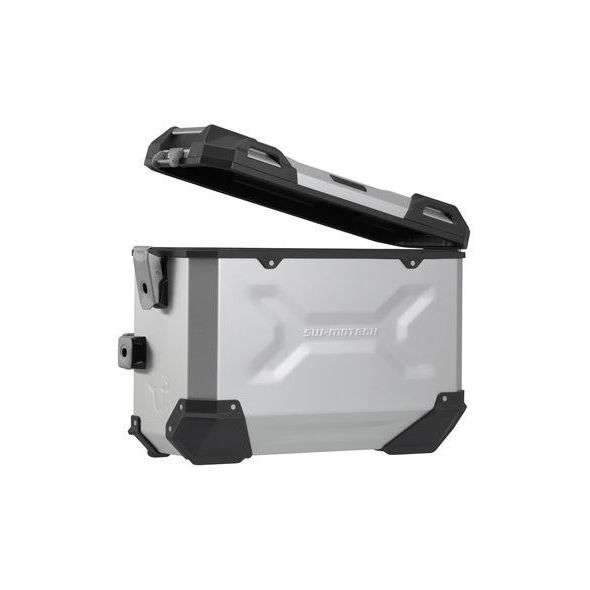 SW-Motech SW-Motech TRAX ADV aluminum case system. Silver. 37/37 l. Suzuki DL 650 (17). | KFT.05.876.70001/S | sw_KFT_05_876_70001S | euronetbike-net