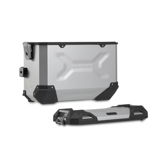 SW-Motech SW-Motech TRAX ADV aluminum case system. Silver. 45/37 l. Suzuki V stream 1050 (19-). | KFT.05.936.70000/S | sw_KFT_05_936_70000S | euronetbike-net