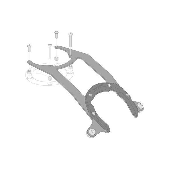 SW-Motech SW-Motech PRO tank ring. Black. Honda CB 500 X (18). | TRT.00.787.21200/B | sw_TRT_00_787_21200B | euronetbike-net