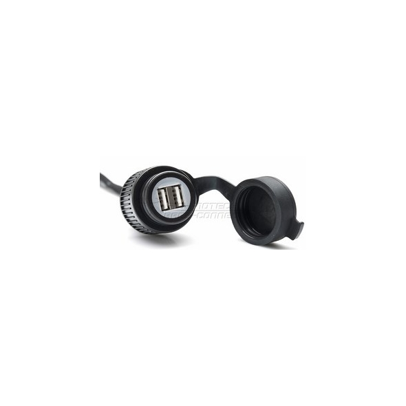 SW-Motech SW Motech Double USB power port with cable harness | EMA.00.107.11300 | sw_EMA_00_107_11300 | euronetbike-net