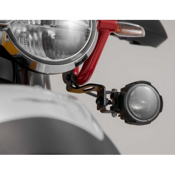 SW-Motech SW-MOTECH Light mounts Black. Moto Guzzi V85 TT (19-). | NSW.17.925.10000/B | sw_NSW_17_925_10000B | euronetbike-net