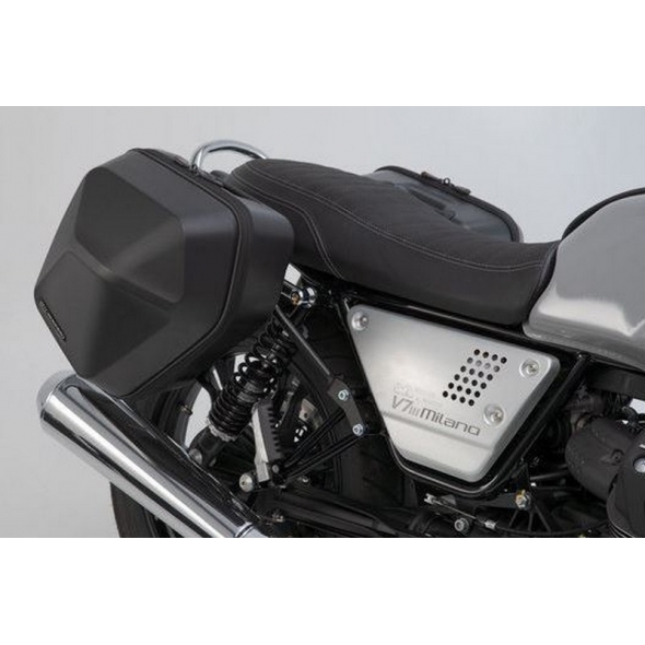 SW-Motech SW-MOTECH URBAN ABS side case system 2x 16 l. Moto Guzzi V7 III (17-). | BC.HTA.17.595.30000/B | sw_BC_HTA_17_595_30000B | euronetbike-net