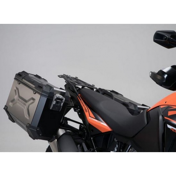 SW-Motech SW-MOTECH TRAX ADV aluminium case system Silver. 45/37 l. KTM 1050/1090/1190 Adv,1290 SAdv | KFT.04.333.70002/S | sw_KFT_04_333_70002S | euronetbike-net