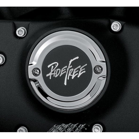 Harley-Davidson Harley-Davidson Ride Free Timer Cover, Wrinkle Black & Chrome | 25600140 | hd_25600140 | euronetbike-net