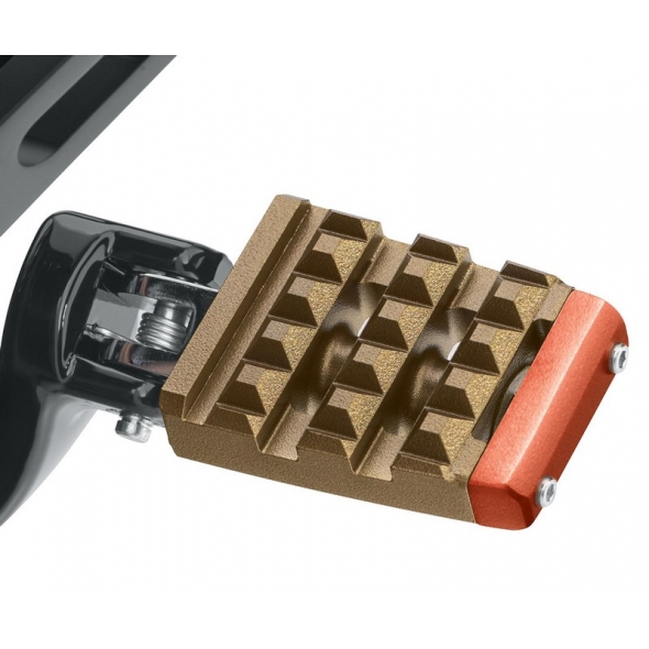 Harley-Davidson Harley-Davidson Dominion Footpeg Trim Pieces, Brushed Orange | 50500939 | hd_50500939 | euronetbike-net