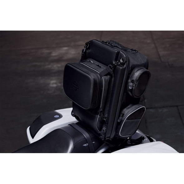 Harley-Davidson Harley-Davidson Onyx Premium Luggage Rider Backrest Pad, Black | 93300125 | hd_93300125 | euronetbike-net