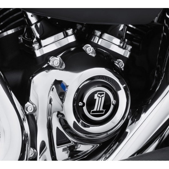 Harley-Davidson Harley-Davidson Dark Custom Timer Cover, Black & Satin Aluminum | 25600064 | hd_25600064 | euronetbike-net