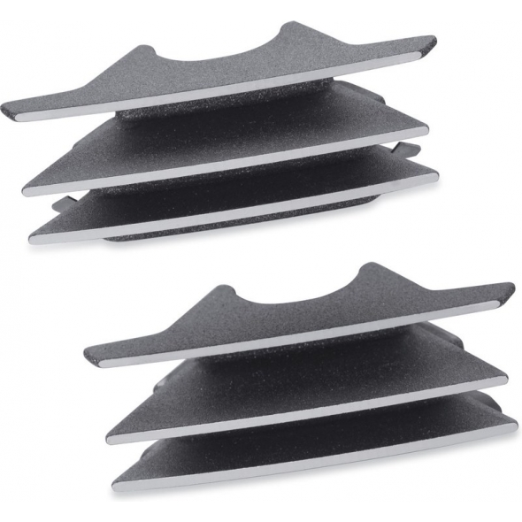 Harley-Davidson Harley-Davidson Finned Spark Plug Covers-Black Granite, Black Granite | 25800062 | hd_25800062 | euronetbike-net