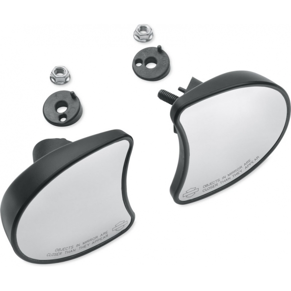 Harley-Davidson Harley-Davidson Black Fairing Mount Mirrors, Black | 56000076 | hd_56000076 | euronetbike-net