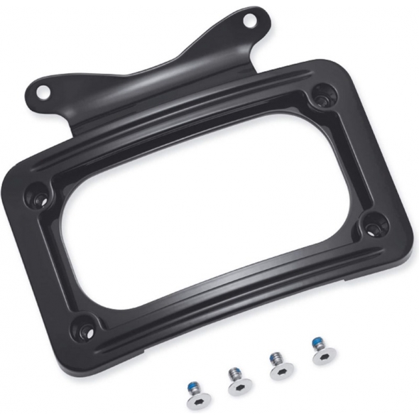Harley-Davidson Harley-Davidson Curved License Plate Frame, Gloss Black | 67900058 | hd_67900058 | euronetbike-net