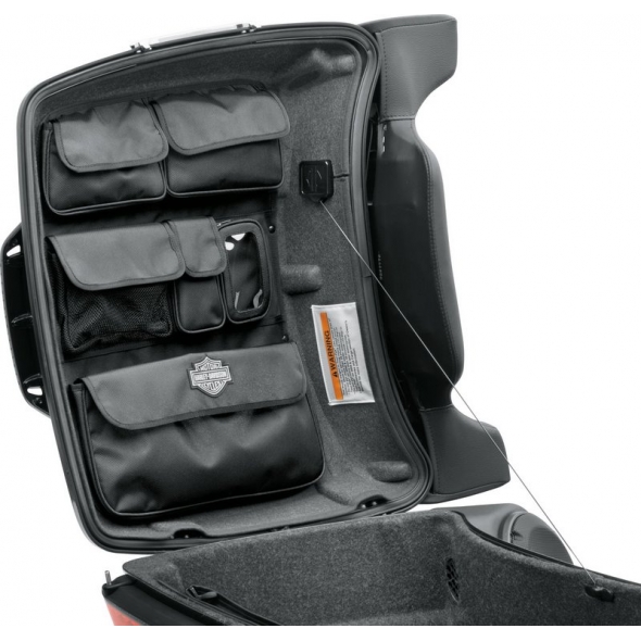 Harley-Davidson Harley-Davidson Tour-Pak Lid Fitted Lining with Organizer-Gray, Grey | 53000302 | hd_53000302 | euronetbike-net