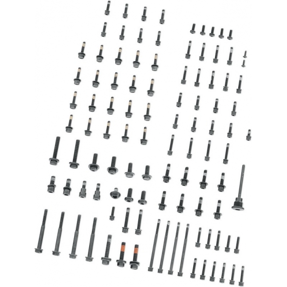 Harley-Davidson Harley-Davidson Full Engine Hardware Kit, Gloss Black | 12600251 | hd_12600251 | euronetbike-net