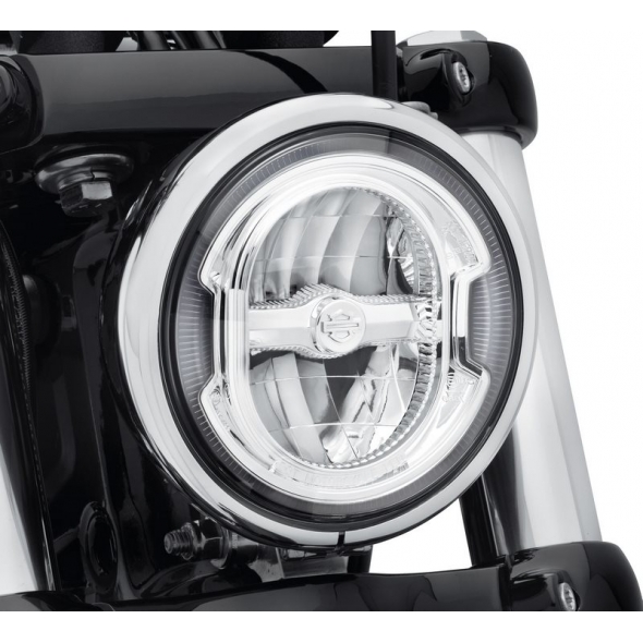 Harley-Davidson Harley-Davidson 5-3/4 in. Daymaker Signature Reflector LED Headlamp-Chrome, Chrome | 67700355 | hd_67700355 | euronetbike-net