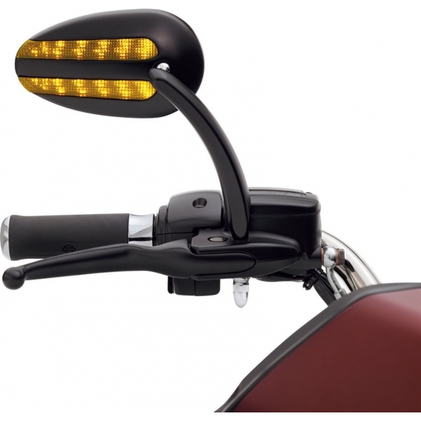 HarleyDavidson Mirror with Auxiliary Running Light and Directional